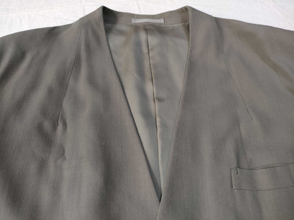 ISSEY MIYAKE ISSEY MIYAKE Archive Wool Double Collarless Jacket