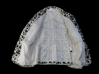 Supreme COMME GARCONS SHIRTS 17SS Eye Pattern Jacket, Size L, Unused, Stored