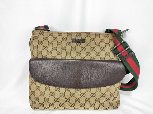 GUCCI GG Canvas GUCCI Gucci GG Pattern Cheri Line Shoulder Bag Canvas Shoulder Bag