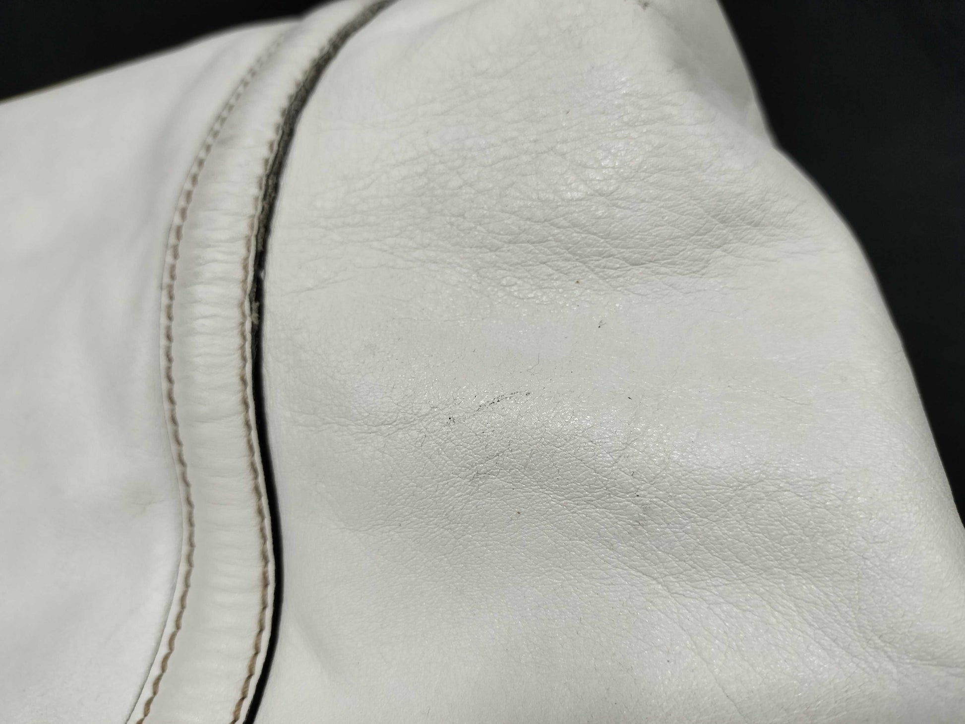 GUCCI GUCCI Gucci Interlocking Tote Bag Leather White Tote Bag