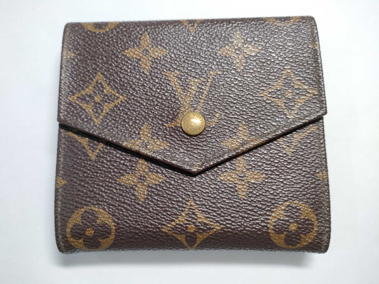 LOUIS VUITTON Monogram Louis Vuitton Porte Monnaie Carte Credit Wallet