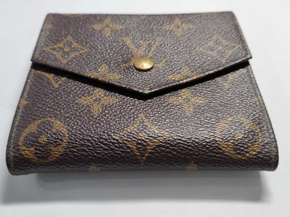 LOUIS VUITTON Monogram Louis Vuitton Porte Monnaie Carte Credit Wallet