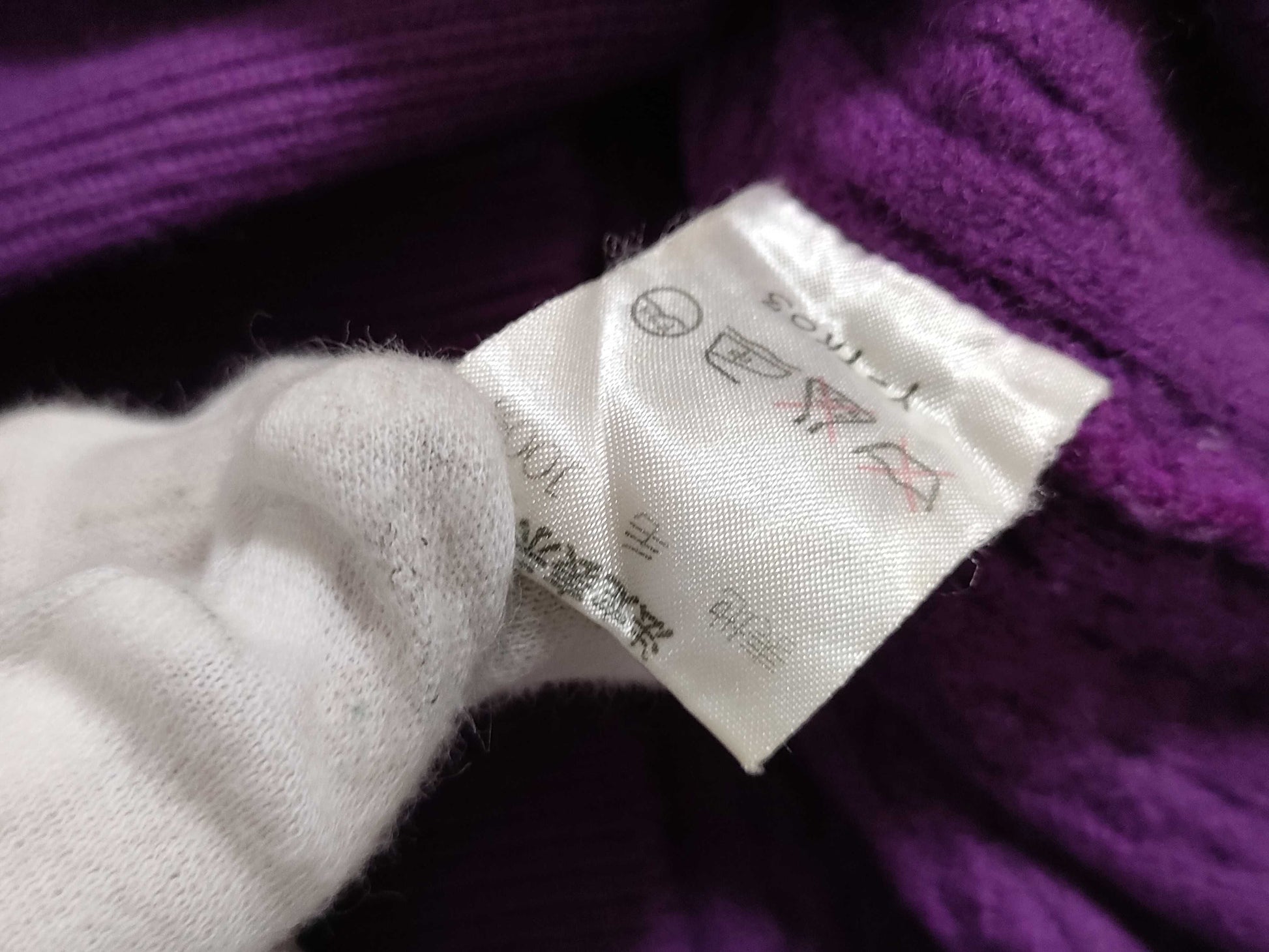 Dior purple knit top
