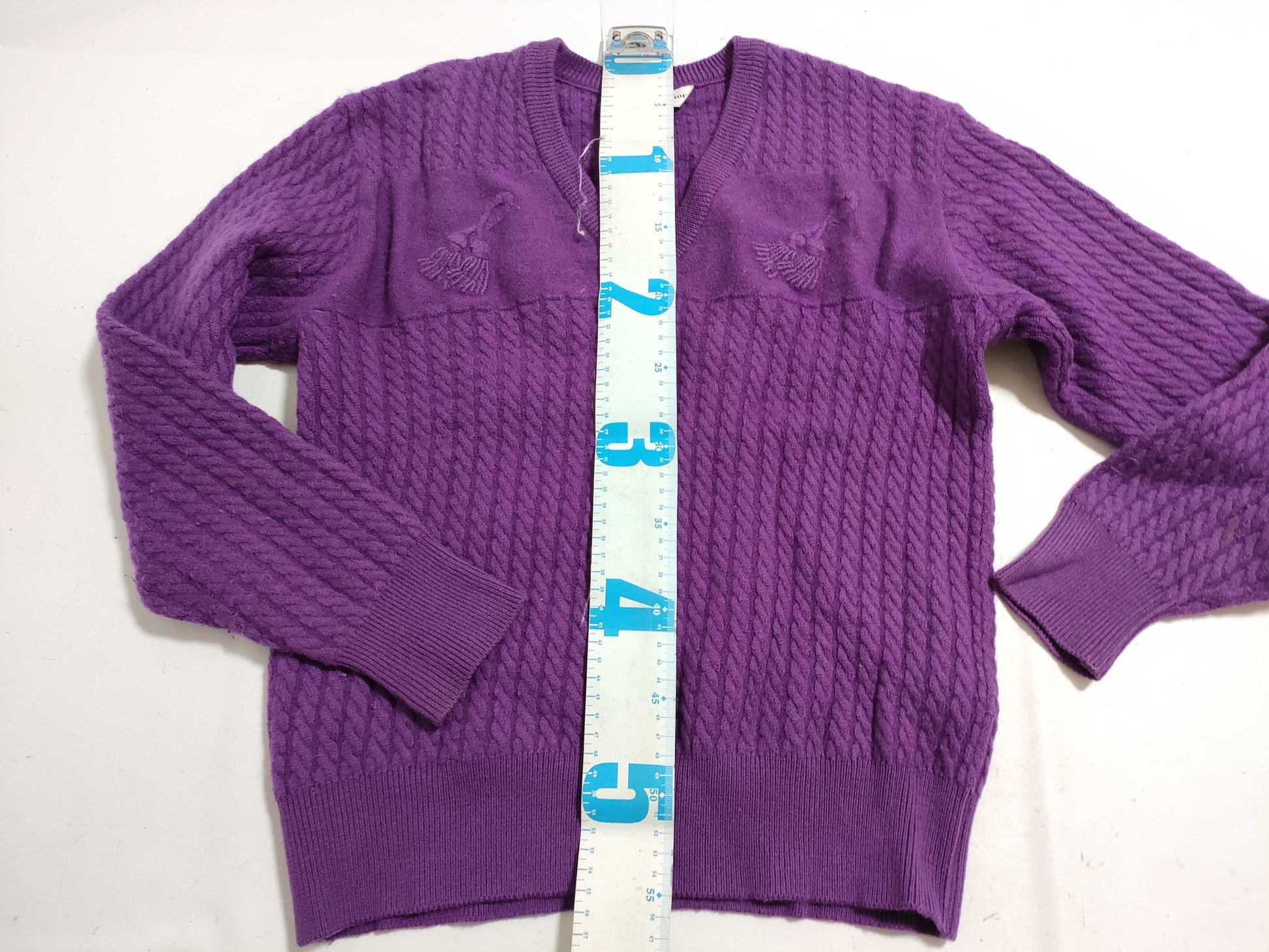 Dior purple knit top
