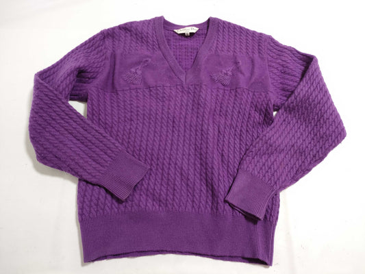 Dior purple knit top