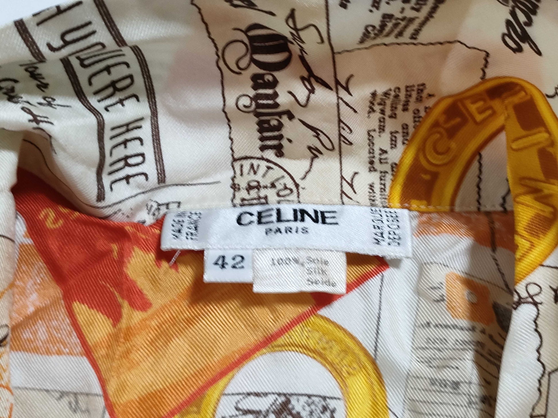 CELINE patterned shirt