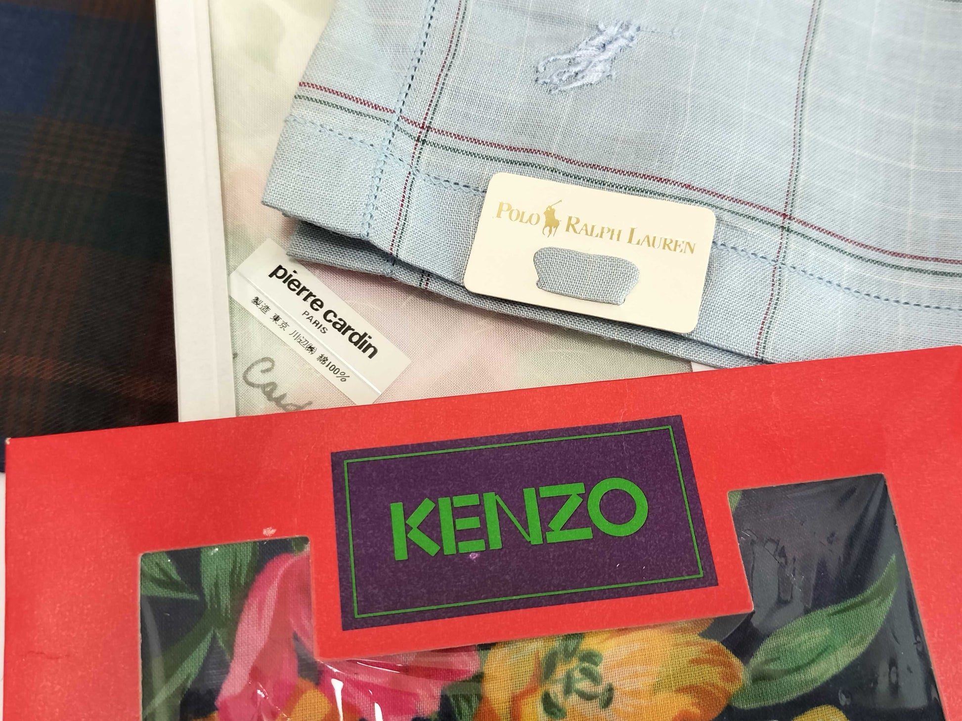 POLO Ralph Lauren KENZO Polo Ralph Lauren/Pierre Cardin Handkerchief Brand Set Other Apparel