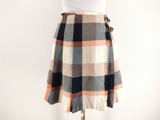 BURBERRY Checkered Skirt