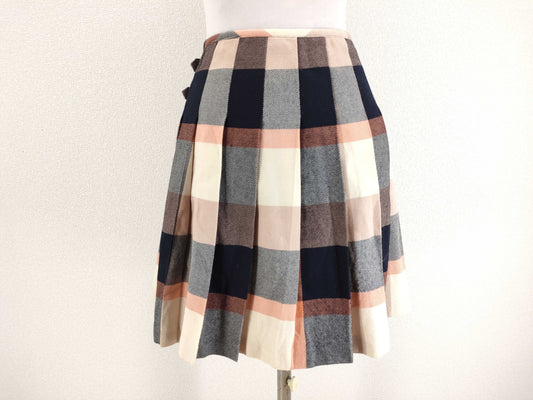 BURBERRY Checkered Skirt