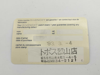 GIVENCHY GV.5200S Quartz Women's Watch
