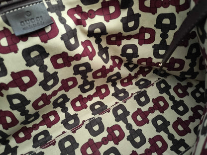 GUCCI Guccissima Leather GG Pattern Handbag Tote Bag 163805
