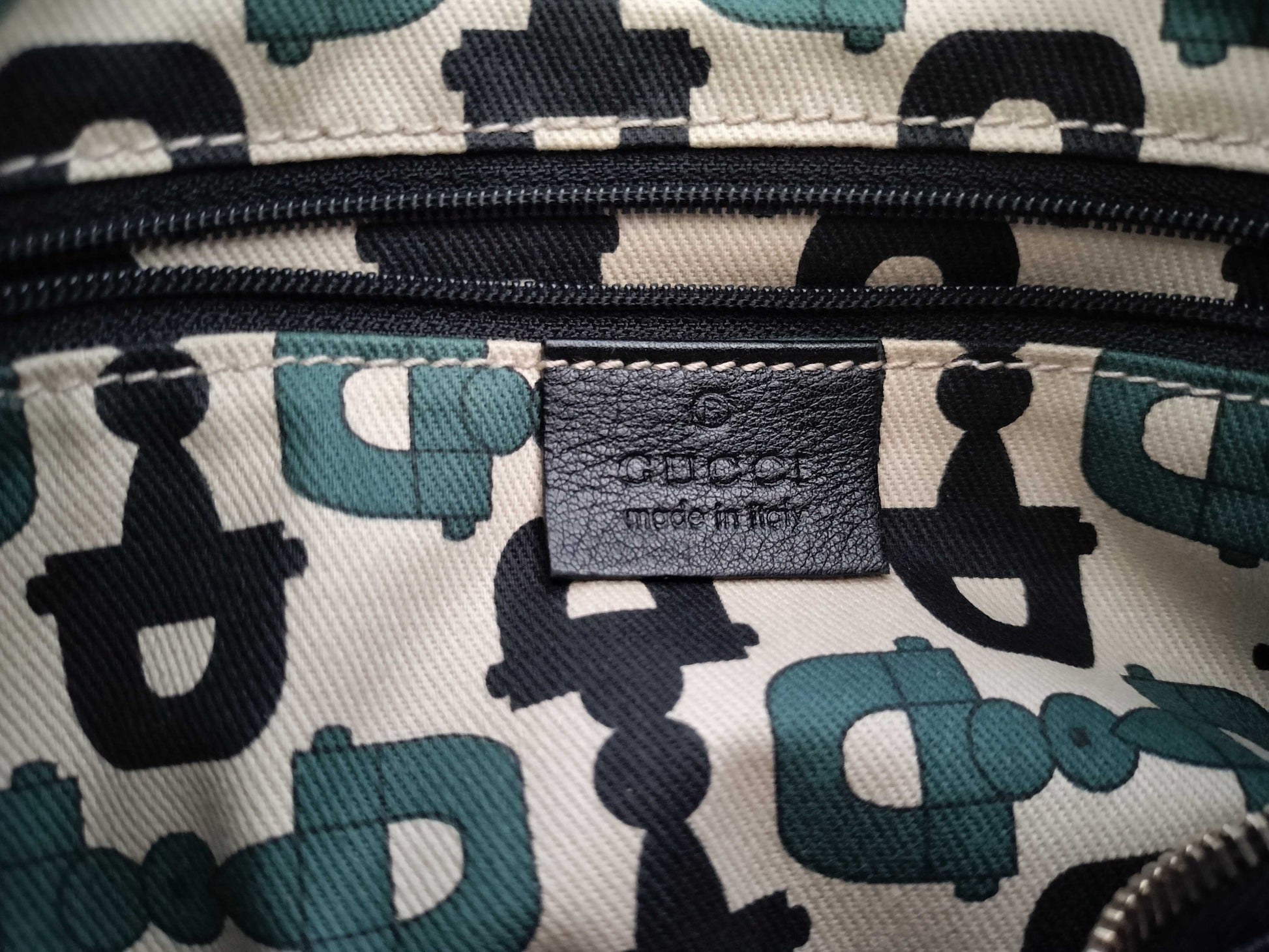 GUCCI Guccissima Leather Abby GG Pattern Handbag Shoulder Bag 190525