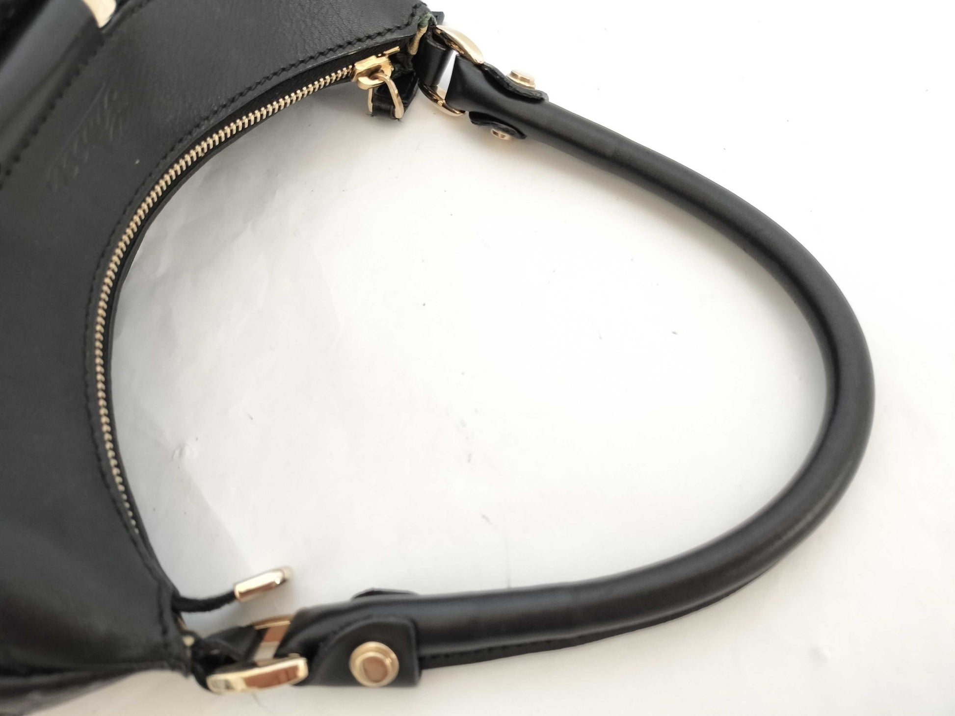 GUCCI Guccissima Leather Abby GG Pattern Handbag Shoulder Bag 190525