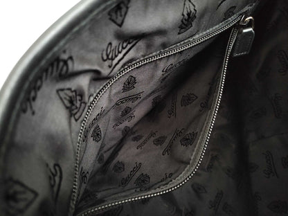 GUCCI Guccissima Leather Shoulder Bag with GG Pattern and Logo, 223665
