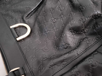GUCCI Guccissima Leather Abby GG Pattern Handbag Tote Bag 189831