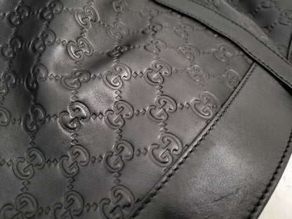 GUCCI Guccissima Leather Abby GG Pattern Logo Handbag Tote Bag 211982