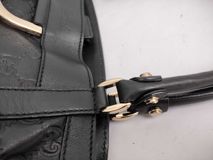 GUCCI Guccissima Leather Abby GG Pattern Logo Handbag Tote Bag 211982