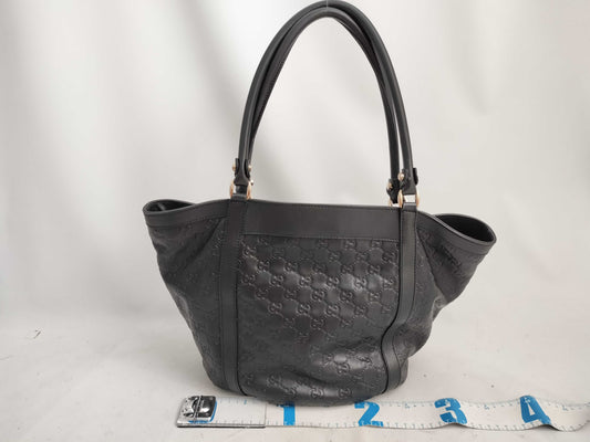 GUCCI Guccissima Leather Abby GG Pattern Logo Handbag Tote Bag 211982