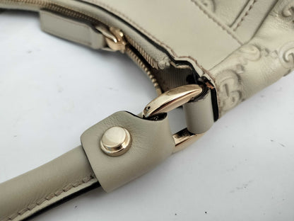 GUCCI Guccissima Leather Abby GG Pattern Handbag 190525