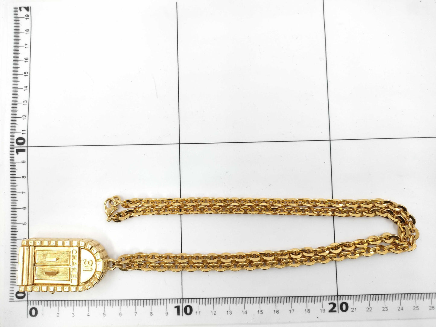 CHANEL CHANEL Necklace AB8654 Door Motif Cambon Coco Mark B22A Necklace