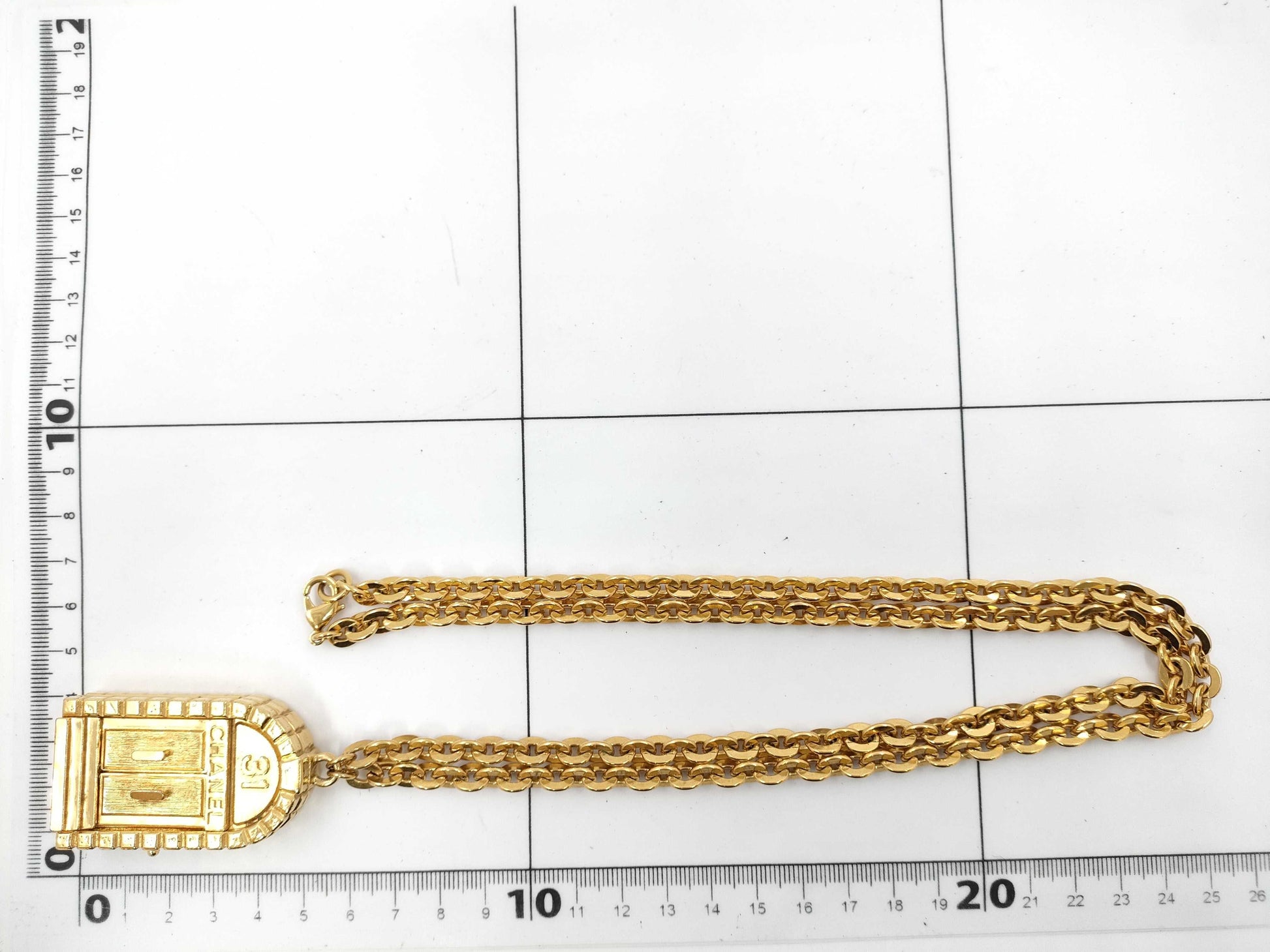 CHANEL CHANEL Necklace AB8654 Door Motif Cambon Coco Mark B22A Necklace