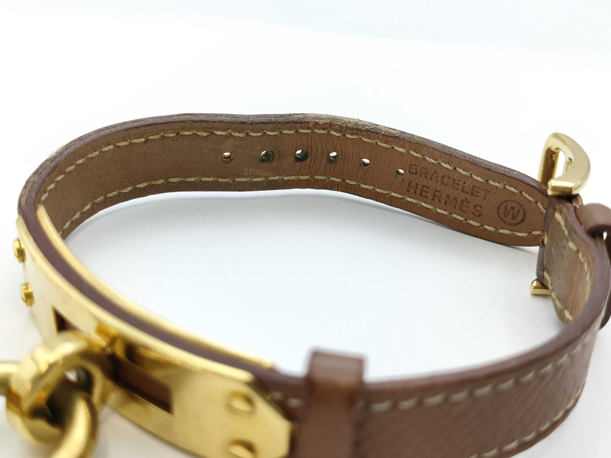 HERMES Kelly Watch 595643 Quartz Women's Watch with W Stamp