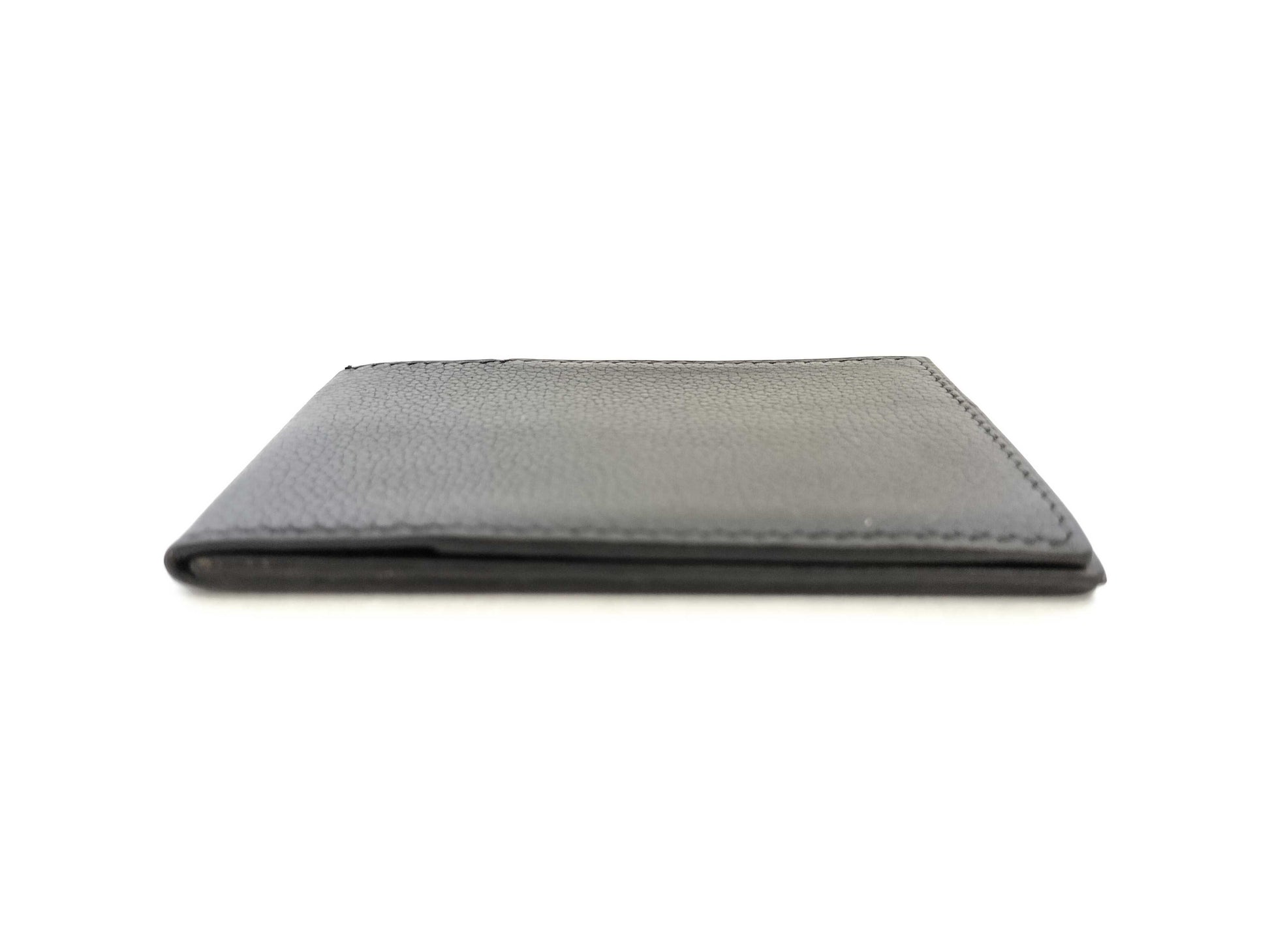 HERMES [Unclear Engraving] Hermes Card Case, Creunezeaux 3, Black, Card Case, Pass Case, Business Card Case