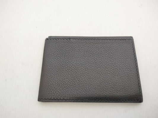 HERMES [Unclear Engraving] Hermes Card Case, Creunezeaux 3, Black, Card Case, Pass Case, Business Card Case