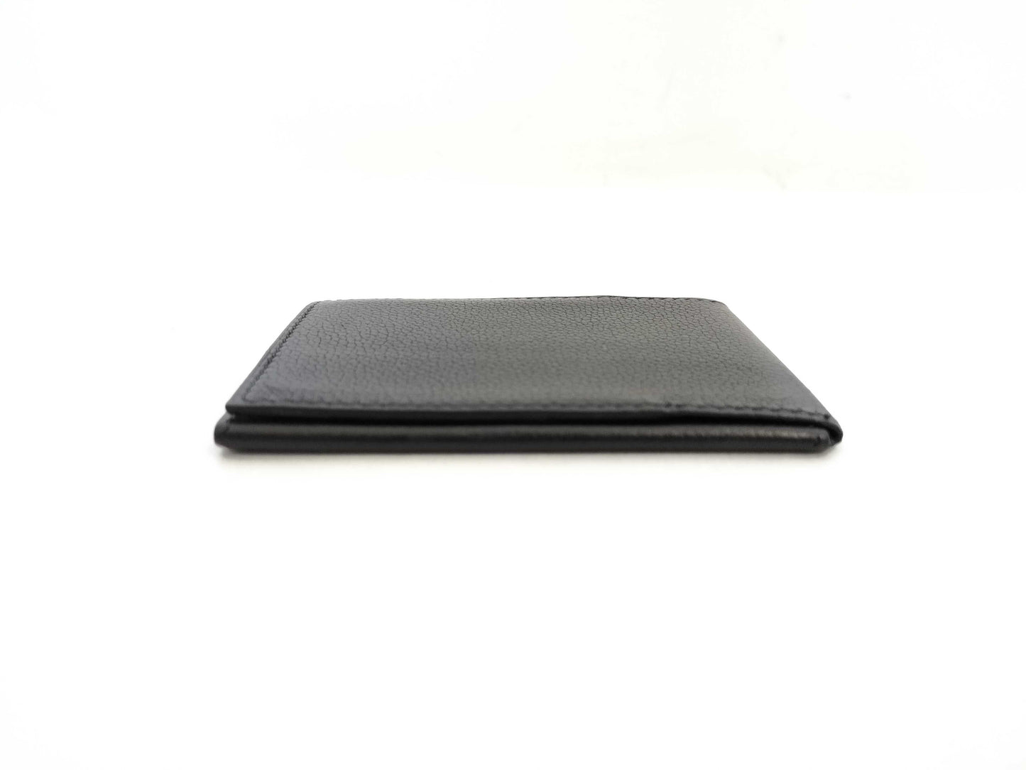 HERMES [Unclear Engraving] Hermes Card Case, Creunezeaux 3, Black, Card Case, Pass Case, Business Card Case