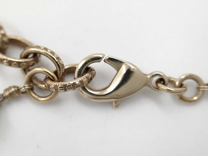 CHANEL A18S Pearl Coco Mark Gold Necklace