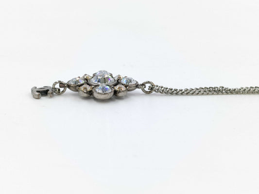 CHANEL CHANEL Rhinestone Coco Mark Necklace C11V Necklace