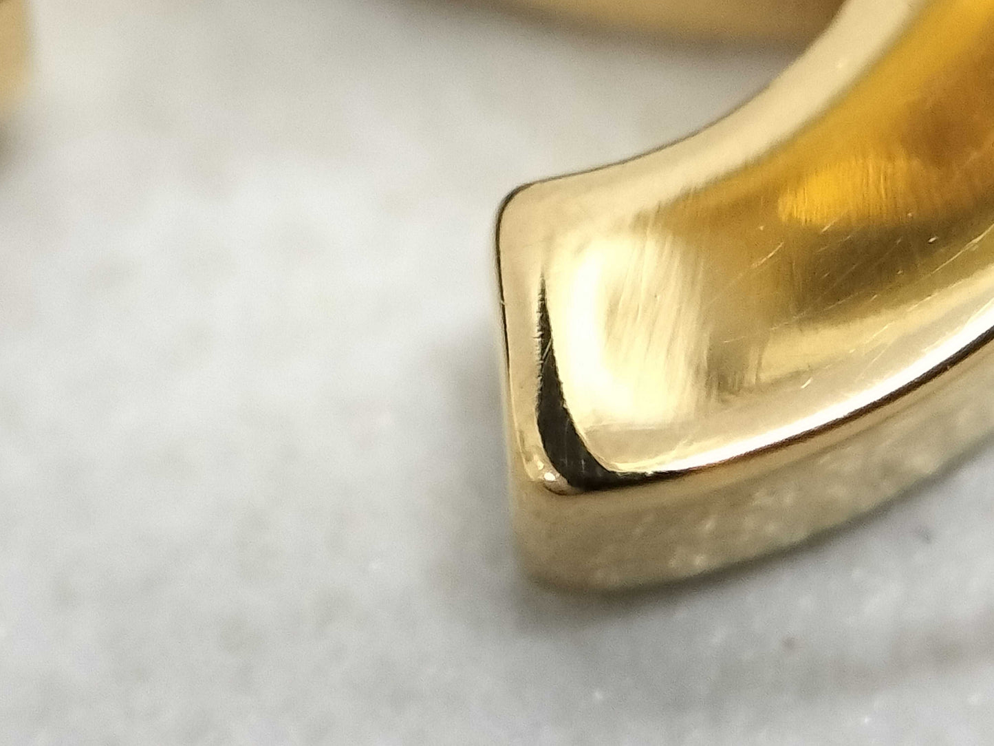 CHANEL CHANEL Coco Mark Logo Gold Earrings B24V