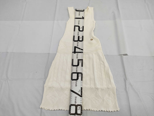CHANEL CHANEL Dress P30361K00381 07P #38 White Dress Tops Dress