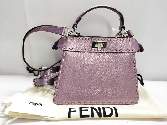 FENDI Peekaboo I.C.U. Mini Selleria 8BN335 Handbag