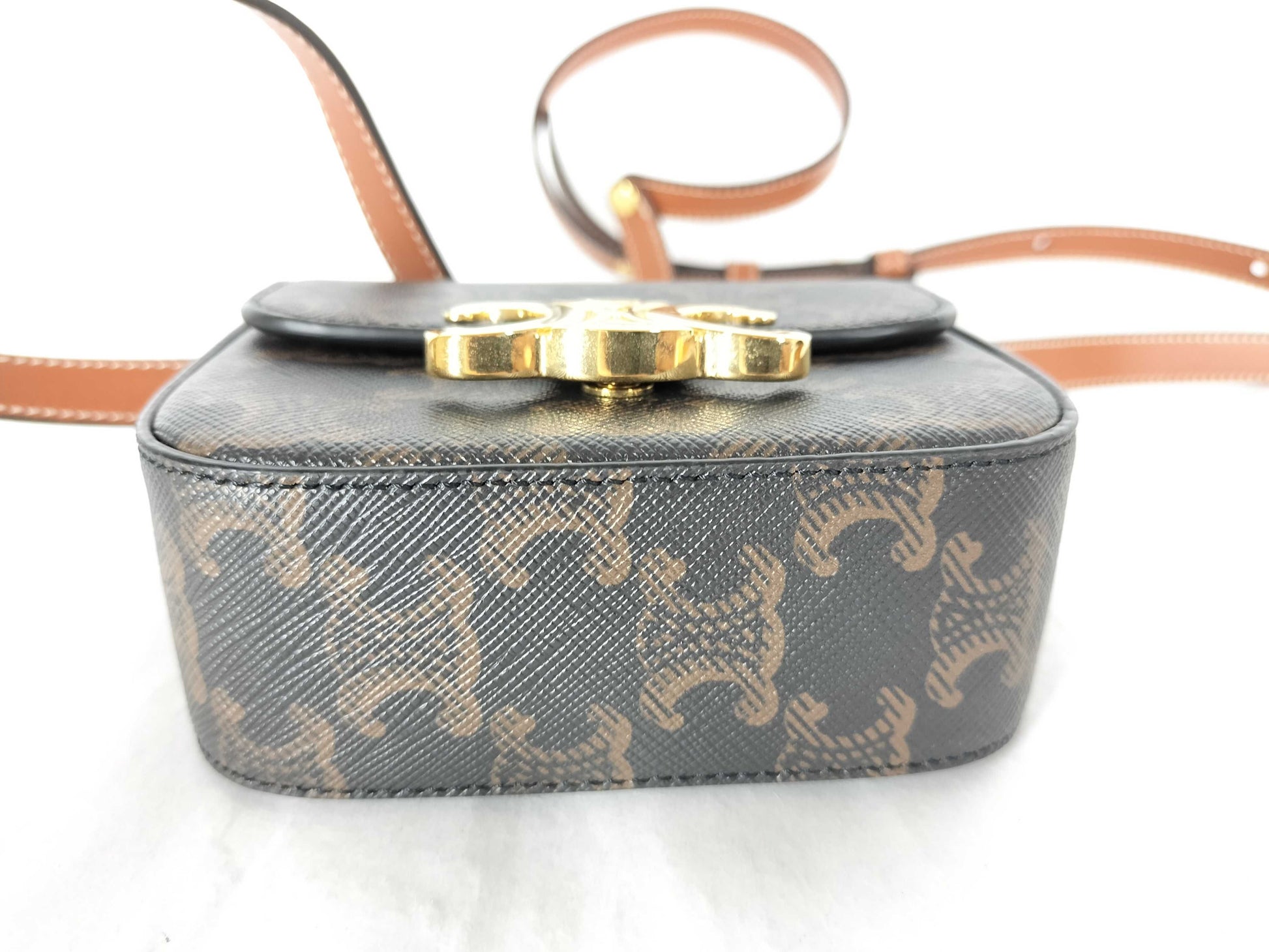 CELINE Triomphe Mini Claude Shoulder Bag