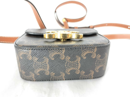 CELINE Triomphe Mini Claude Shoulder Bag