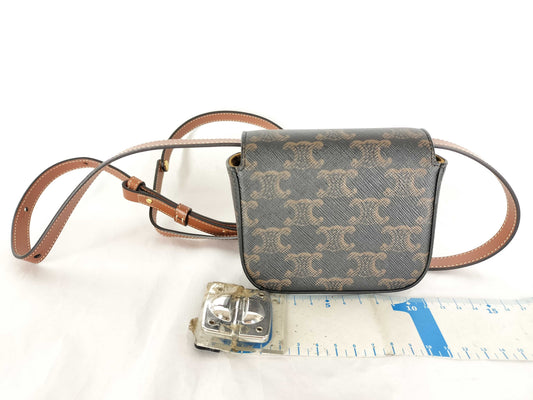 CELINE Triomphe Mini Claude Shoulder Bag