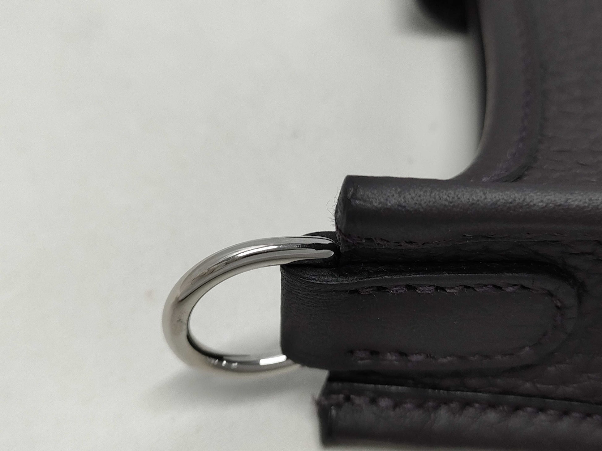 HERMES Evelyn TPM Taurillon Clemence Pur Noir W Stamped Shoulder Bag