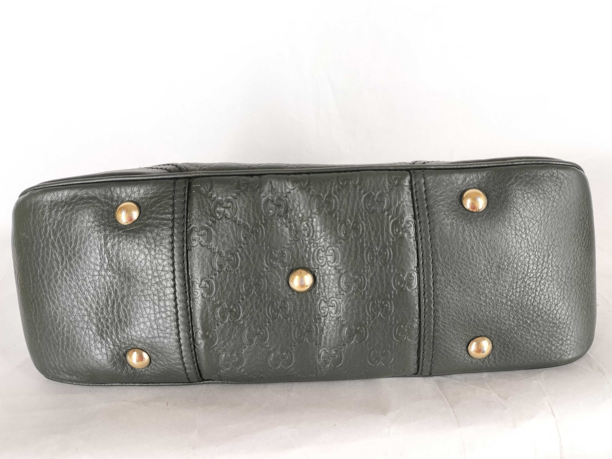 GUCCI Guccissima Horsebit Shima Handbag