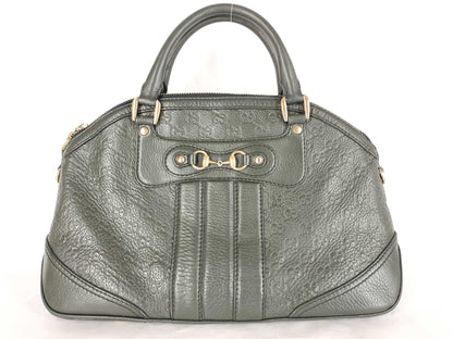 GUCCI Guccissima Horsebit Shima Handbag
