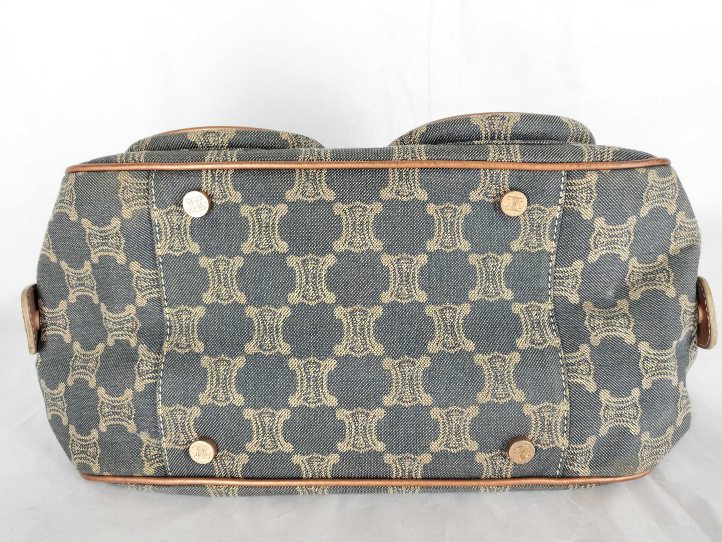 CELINE Paris Macadam Denim Handbag