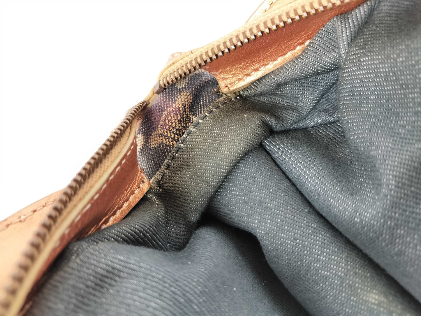 CELINE Paris Macadam Denim Handbag