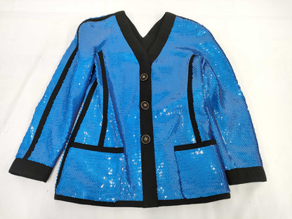 CHANEL CHANEL 1991 Runway Model Scuba Jacket Size 38