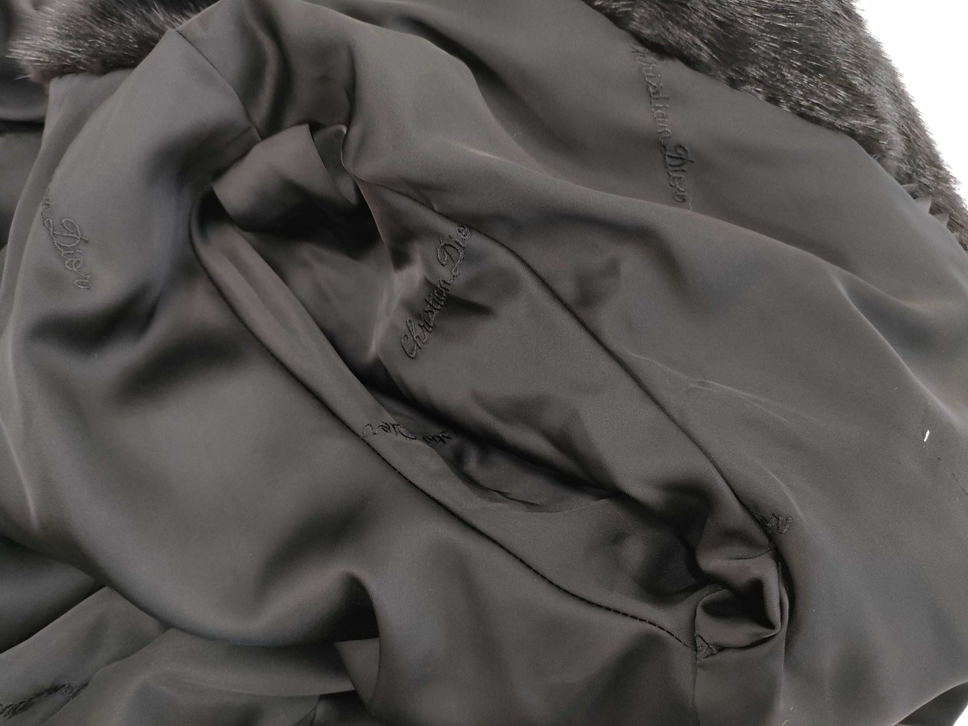 Dior Christian Dior mink long coat fur coat