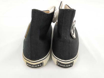 CHANEL Converse Basketball Shoes Size 38 Sneakers