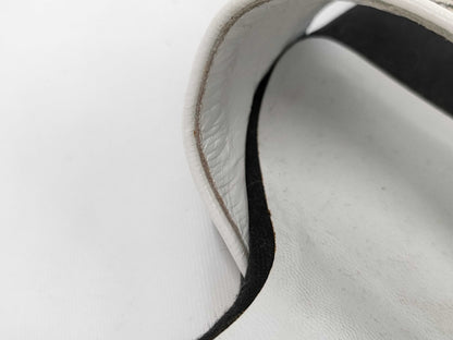 CHANEL Two-tone Logo Sandals, Size 35, Mules