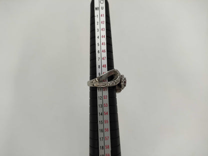 R0.42ct D0.69ct Pt900 11.5g Ring 