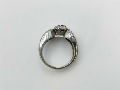 R0.42ct D0.69ct Pt900 11.5g Ring 