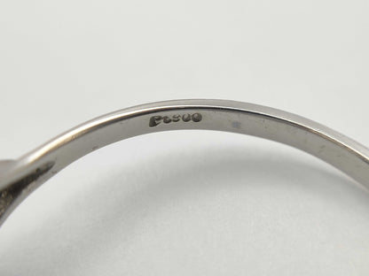 Colored Diamond Pt900 2.8g Ring 