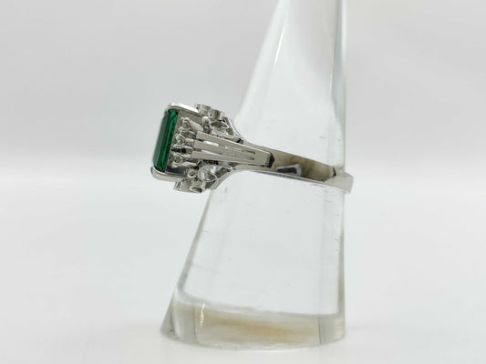 TL1.66ct D0.12ct Pt900 5.5g Ring 
